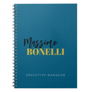Carnet Professionnel élégant moderne minimaliste simple