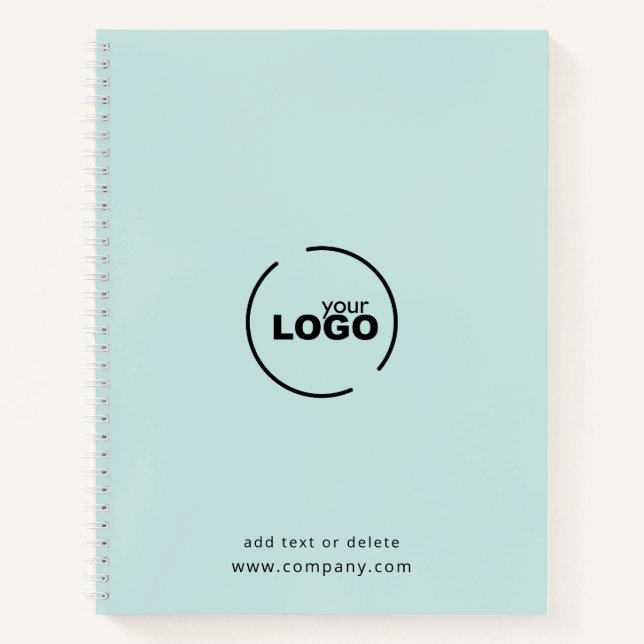 Carnet Professionnel Moderne Logo d'entreprise Lumière Tu (Devant)