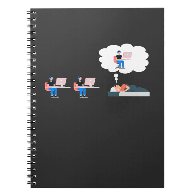 Carnet Programmer Life Informatique Informaticien Workaho (Devant)