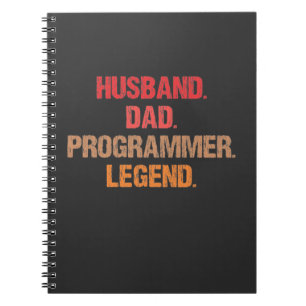 Carnet Programmeur Papa IT Nerd Admin Coder père ordinate