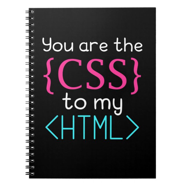 Carnet Programmeur Vous Êtes Css À Mon Html (Devant)