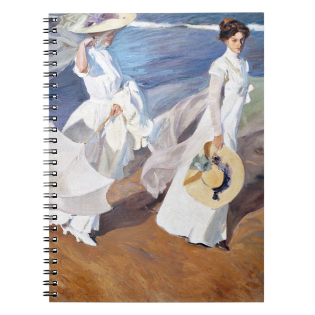 Carnet Promenade au bord de la mer par Joaquin Sorolla (Devant)