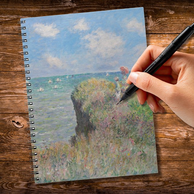 Carnet Promenade Cliff à Pourville Monet (Créateur téléchargé)