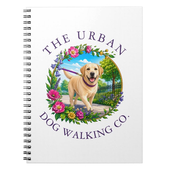 Carnet Promeneur Dresseur de Chien Labrador (Devant)