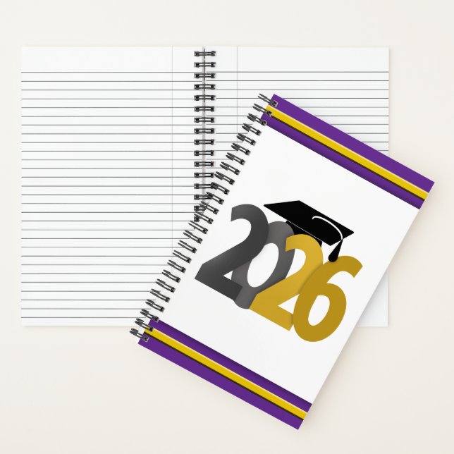 Carnet Promotion de la classe d'or et d'argent 2026 (À l'intérieur)