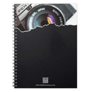 Carnet  Promotional Thank you! Gift Photographer Black
