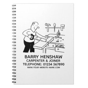 Carnet promotionnel du menuisier et menuisier