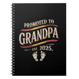 Carnet Promu Grand-père 2025 Grand-père est 2025 