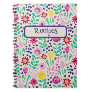Carnet Protea Floral Block Imprimer Lampes Millefleur