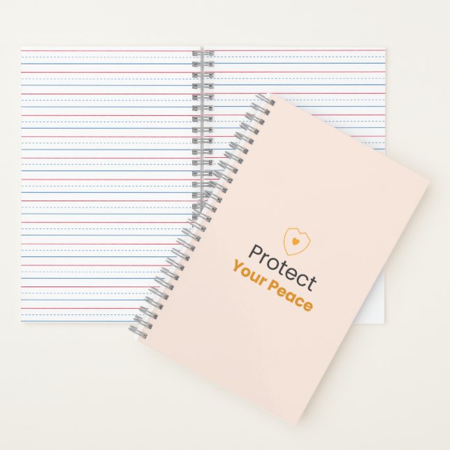 Carnet Protect Your Peace – Minimal Motivational Quote No (À l'intérieur)