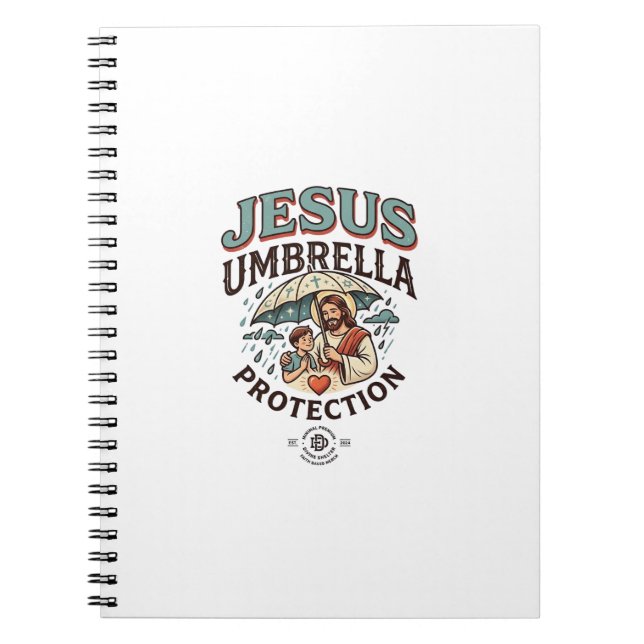 Carnet Protection de parapluie de Jésus Protection de par (Devant)