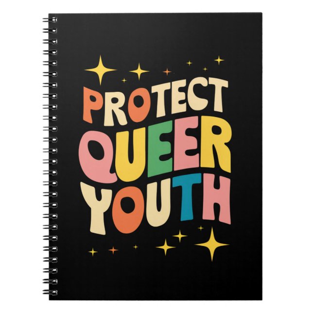 Carnet Protéger les jeunes queer Protéger les enfants tra (Devant)