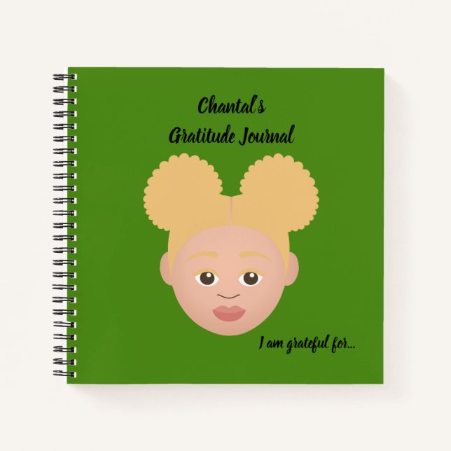 Carnet #Proud2BNaturalMe Journaux de Gratitude personnali (Devant)