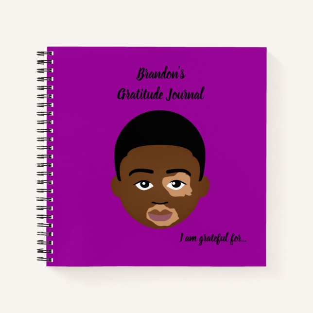 Carnet #Proud2BNaturalMe Journaux de Gratitude personnali (Devant)