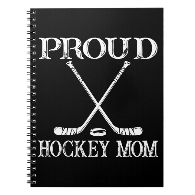 Carnet Proud Hockey Mom (Devant)