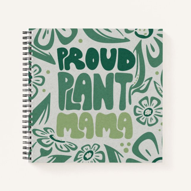 Carnet Proud Plant Mama – Bold Plant Lover (Devant)