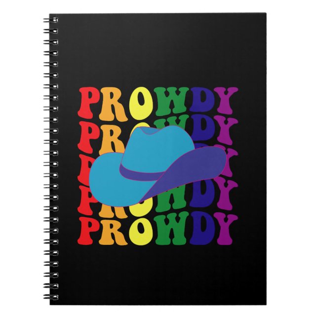 Carnet Prowdy Rodeo Howdy Cowboy Cowgirl LGBTQ Western (Devant)