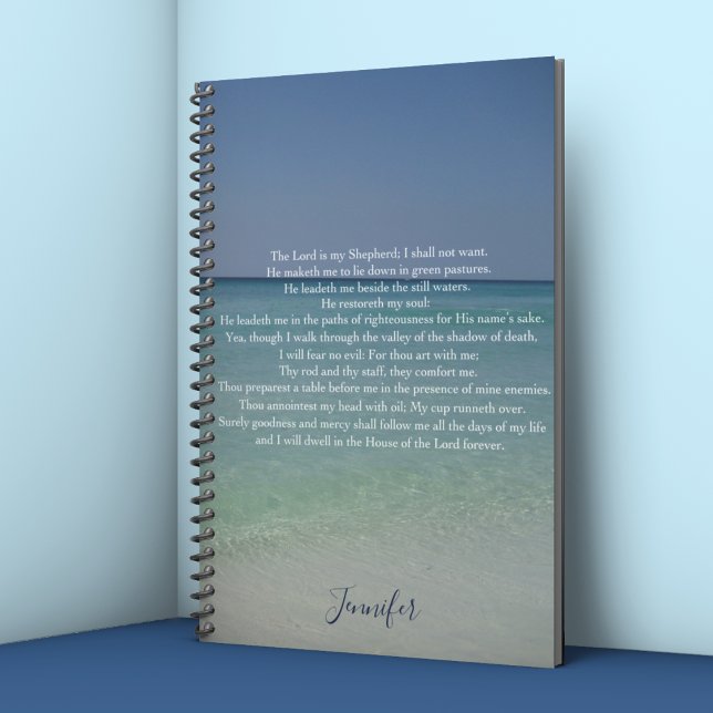 Carnet Psaume 23 Le Seigneur est Mon Pasteur (Créateur téléchargé)