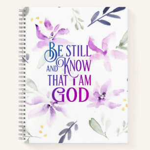 Carnet Psaume 46:10 Be Still and Know that I