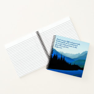 Carnet Psaumes 43:3 Inspirationnel