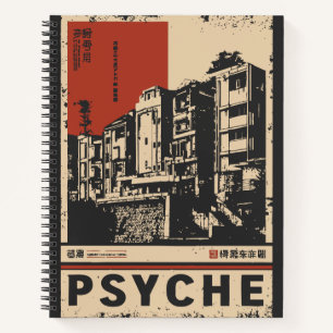 Carnet PSYCHE Japon inspiré esprit urbain