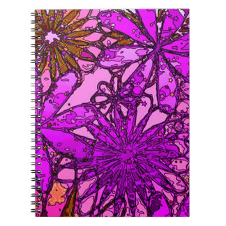 Carnet psychédélique de flower power