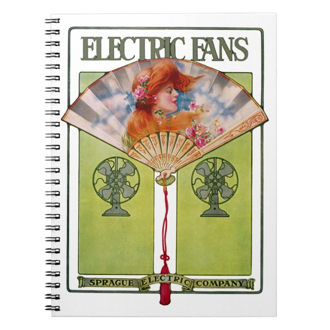 Carnet Publicité de ventilateur électrique (Devant)