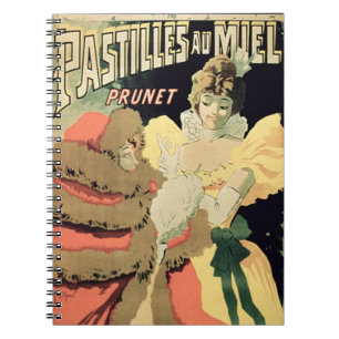 Carnet Publicité par affichage "pastilles de miel" par
