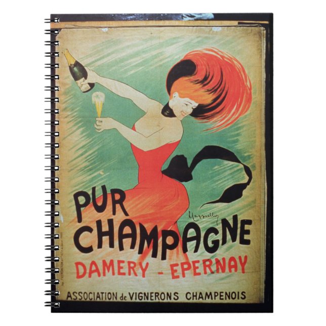 Carnet Publicité par affichage "Pur Champagne", de (Devant)