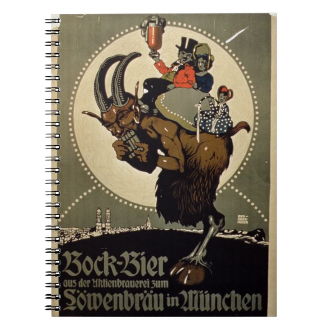 Carnet Publicité pour la 'bière de Bock du brasseur de (Devant)