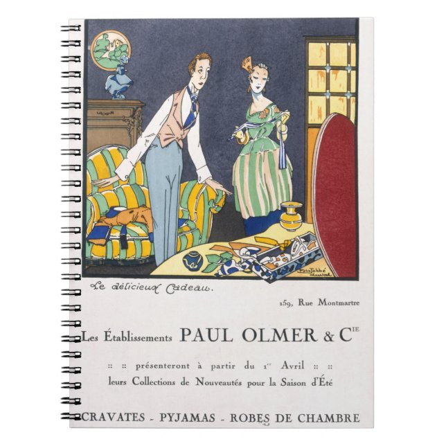 Carnet Publicité pour la collection d'été de Paul Olmer, (Devant)