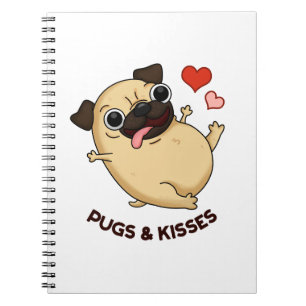 Carnet Pugs Et Bisous Blague Drôle De Chien 