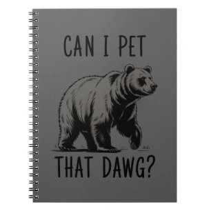 Carnet Puis-je caresser ce chien ? Ours Mème Drôle de Chi