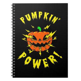 Carnet Puissance Citrouille d'Halloween