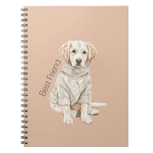 Carnet Pull pour chien couleur crème Meilleur ami