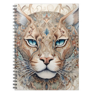 Carnet Puma Face Surreal Art