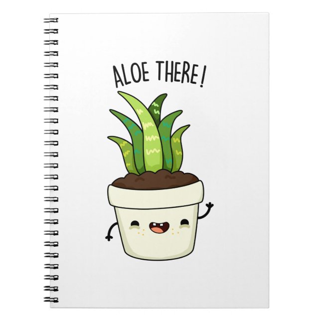 Carnet Pun d'Aloe Vera Drôle Aloe There  (Devant)