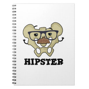 Carnet Pun d'anatomie drôle de l'os de la hanche Hipster