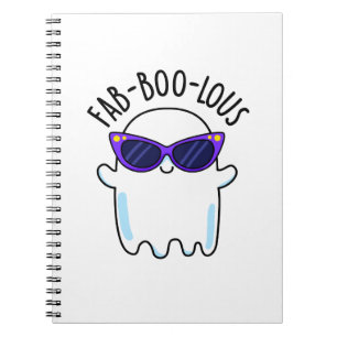 Carnet Pun de fantôme drôle Fab-Boo-Lous