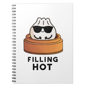 Carnet Pun de ravioli drôle et chaud qui remplit