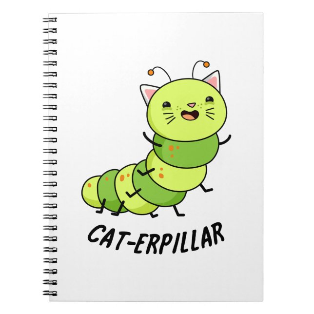 Carnet Punaiserie drôle de chenille  (Devant)