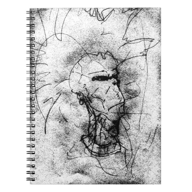 Carnet Punk Rockeur avec Mohawk (Devant)