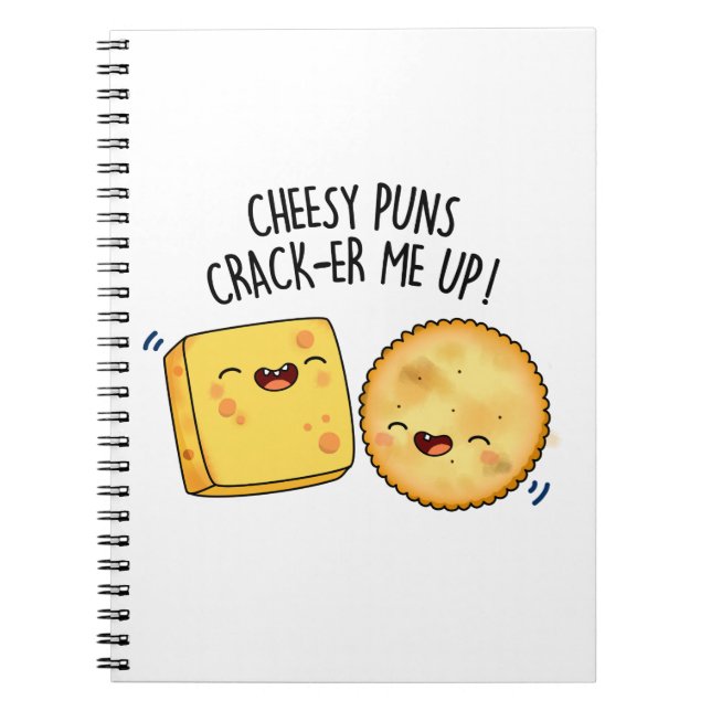 Carnet Puns Fromage Crack Me Up Funny Pun Fromage (Devant)