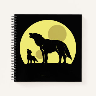 Carnet Pup Mother and Wolf