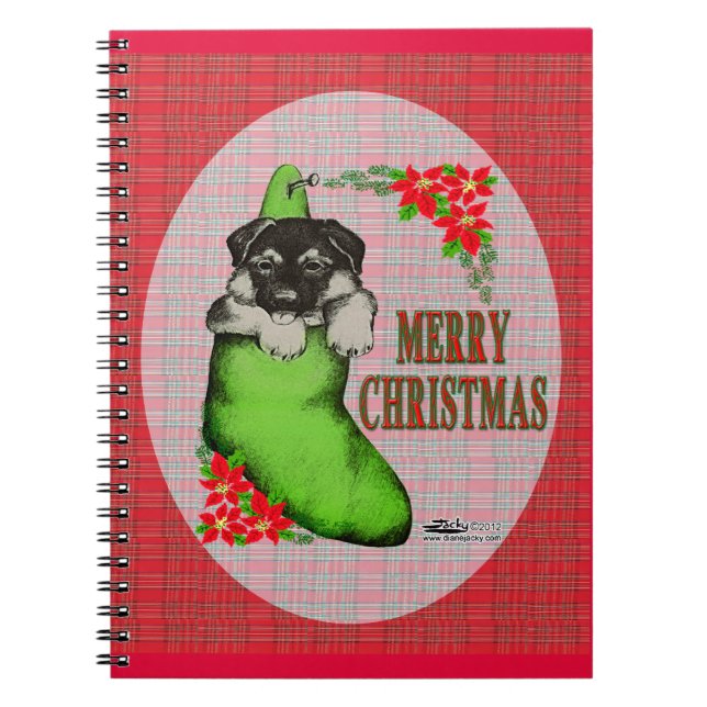Carnet Puppy de Merry Christmas (Devant)