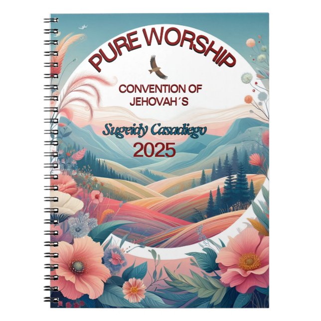 Carnet  Pure Worship Convention  of Jehovah's  (Devant)