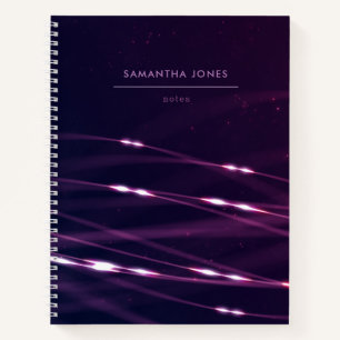 Carnet Purple Abstrait personnalisé