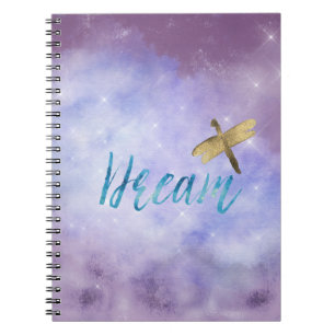 Carnet Purple Aqua Dream Dragonfly