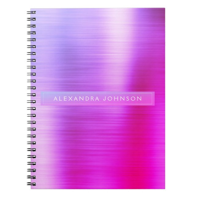 Carnet Purple et rose Foil Professional Girl (Devant)
