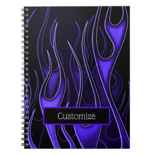 Carnet Purple Flames